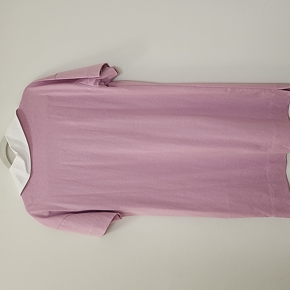 NWT Everlane Womens Polo Dress 100% Organic Cotton Preppy Collared Pink Sz Small - Picture 11 of 16
